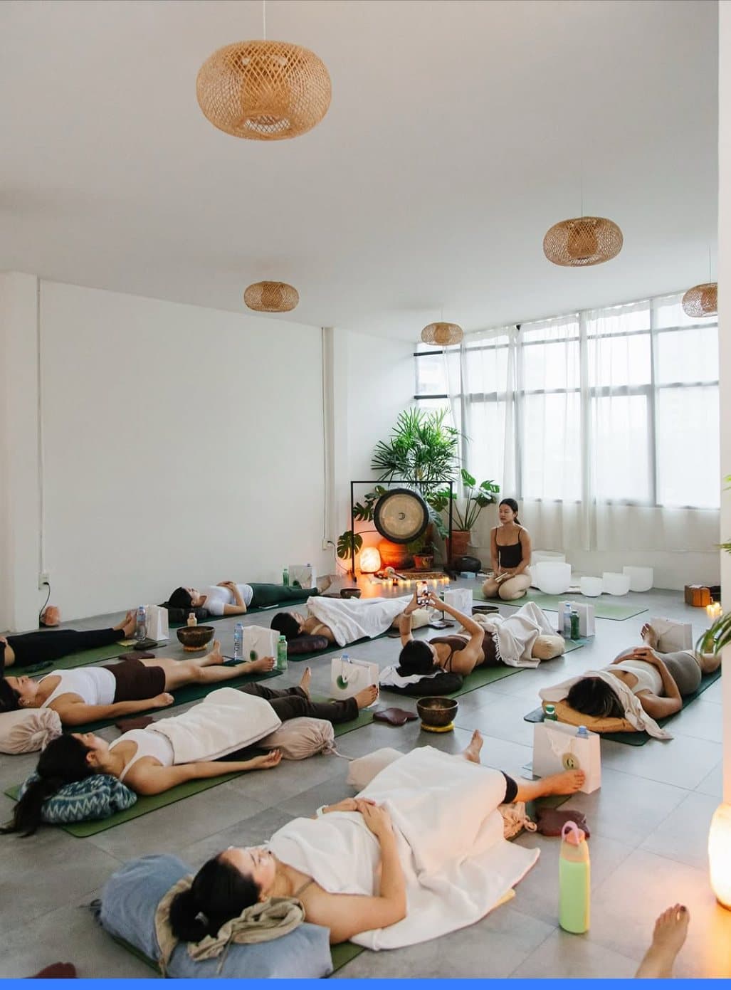 Sound bath circles